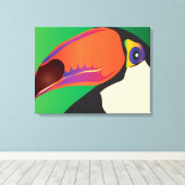 TOILE TOUCAN SUR CANVAS (Insitu (Plancher de Bois))