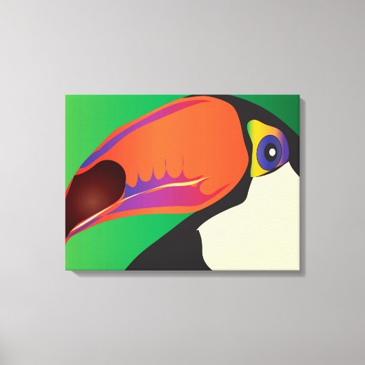 TOILE TOUCAN SUR CANVAS (Recto)