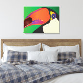 TOILE TOUCAN SUR CANVAS (Insitu(Chambre))