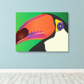 TOILE TOUCAN SUR CANVAS (Insitu (Plancher de Bois))