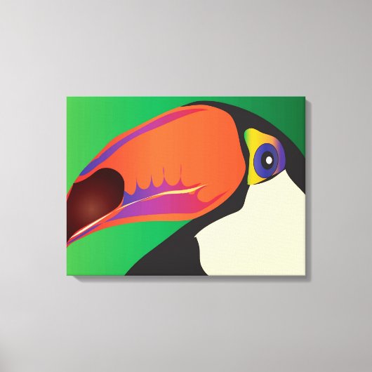 TOILE TOUCAN SUR CANVAS (Recto)