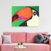 TOILE TOUCAN SUR CANVAS (Insitu(Salon))