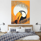 Toile Toucan Vintage (Insitu(Chambre))