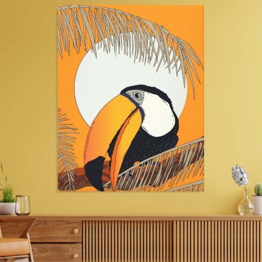 Toile Toucan Vintage (Insitu(Salon))