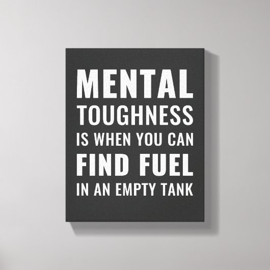 Toile Touche mentale | Citation Inspiration (Recto)