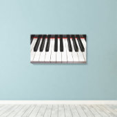 Toile touches piano (Insitu (Plancher de Bois))