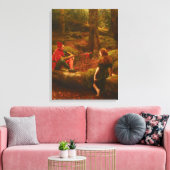 Toile Touchstone et Audrey (dans la forêt d'Arden) (Insitu(Salon))