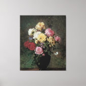 Toile Toujours la vie avec des fleurs dans Vase par Olaf (Recto)