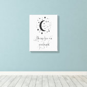 Toile Toujours M'embrasser Bonne Nuit Affichage Mural (Insitu (Plancher de Bois))