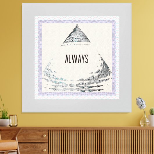 Toile Toujours pyramide (Insitu(Salon))