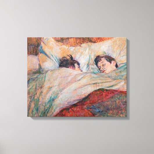 Toile Toulouse-Lautrec - Le Lit (Recto)