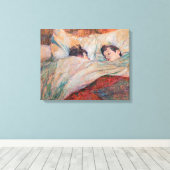 Toile Toulouse-Lautrec - Le Lit (Insitu (Plancher de Bois))
