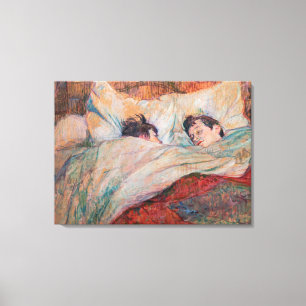 Toile Toulouse-Lautrec - Le Lit