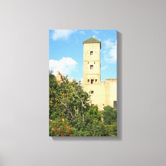 Toile Tour à Rabat, Maroc (Recto)