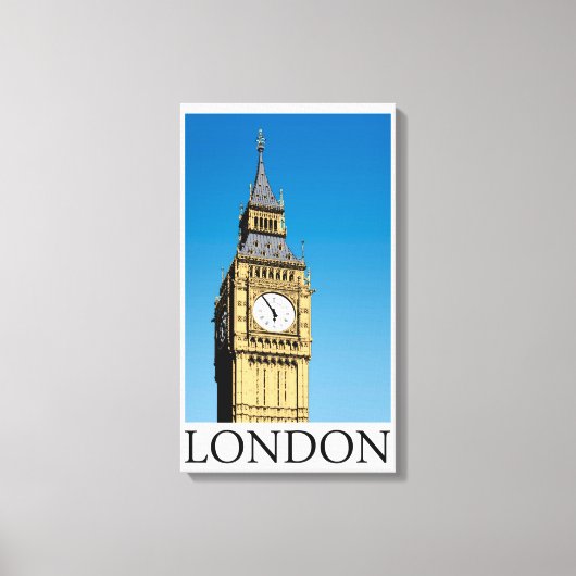 Toile Tour Big Ben Horloge (Recto)