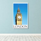 Toile Tour Big Ben Horloge (Insitu (Plancher de Bois))