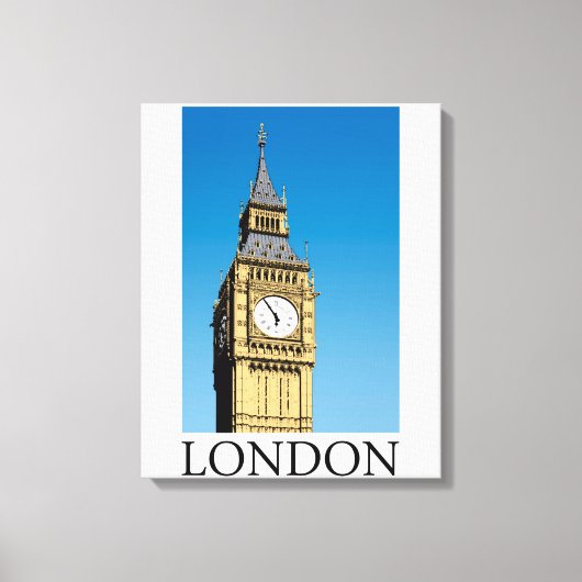 Toile Tour Big Ben Horloge (Recto)