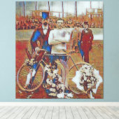 Toile Tour De France 1903 Maurice Garin Digital (Insitu (Plancher de Bois))