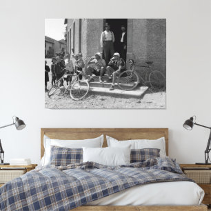 Toile Tour de France 1921 Après La Scène Bière Temps Col