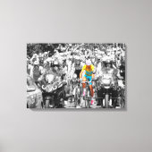 Toile Tour de France Jaune Jersey Peloton Course cyclist (Recto)