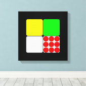 Toile Tour de France Jerseys 3 Noirs (Insitu (Plancher de Bois))