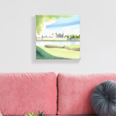 Toile Tour de Londres | Paysage de l'aquarelle britanniq (Insitu(Salon))