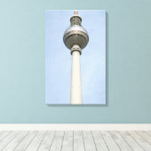 Toile Tour de télévision de Berlin (Insitu (Plancher de Bois))