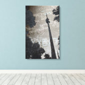 Toile Tour de télévision de Stuttgart (Insitu (Plancher de Bois))