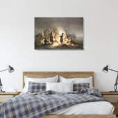 Toile Tour du feu de camp (litho couleur) (Insitu(Chambre))