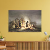 Toile Tour du feu de camp (litho couleur) (Insitu(Salon))