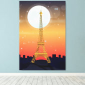 Toile Tour Eiffel (Insitu (Plancher de Bois))