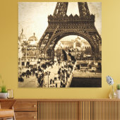 Toile Tour Eiffel à l'Exposition Universelle 1900 (Insitu(Salon))