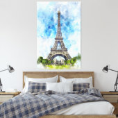 Toile Tour Eiffel à Paris nr2 (Insitu(Chambre))