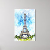 Toile Tour Eiffel à Paris nr2 (Recto)