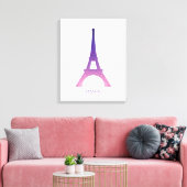 Toile Tour Eiffel Abstraite (Insitu(Salon))