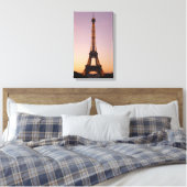 Toile tour eiffel au coucher du soleil (Insitu(Chambre))