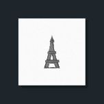 Toile Tour Eiffel Explorateur parisien<br><div class="desc">Une représentation jeune de la tristement célèbre Tour Eiffel.</div>