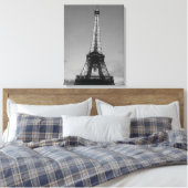 Toile Tour Eiffel noir et blanc à Paris (Insitu(Chambre))