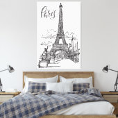 Toile Tour Eiffel Paris France (Insitu(Chambre))