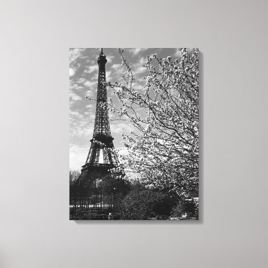 Toile Tour Eiffel Paris vintage (Recto)