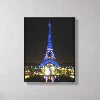 Tour Eiffel pittoresque de nuit