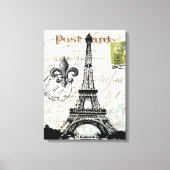 Toile Tour Eiffel vintage (Recto)