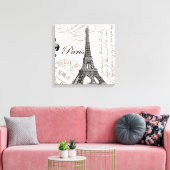 Toile Tour moderne d'Eiffel (Insitu(Salon))