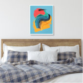 Toile Tourbillon d'Horizon Abstrait (Insitu(Chambre))