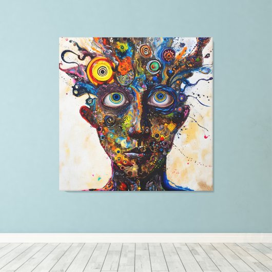 Toile Tourbillon visionnaire (Insitu (Plancher de Bois))