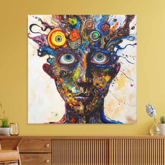 Toile Tourbillon visionnaire (Insitu(Salon))