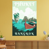 Toile Tourisme Phuket Bangkok (Insitu(Salon))
