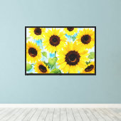 Toile Tournesol (Insitu (Plancher de Bois))