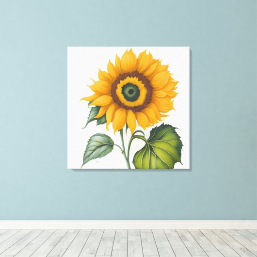 Toile Tournesol (Insitu (Plancher de Bois))