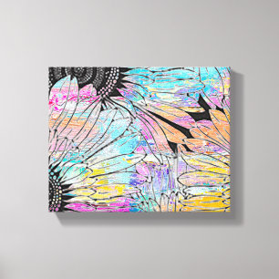 Toile Tournesol d'été 10 po x 8 po